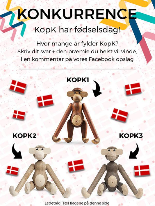 Pre-födelsedag tävling! Hitta och Kay Bojesen Monkey