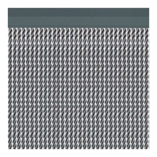 Gardin Acudam Manacor Dörrar Silvrig Extern PVC Aluminium 90 x 210 cm