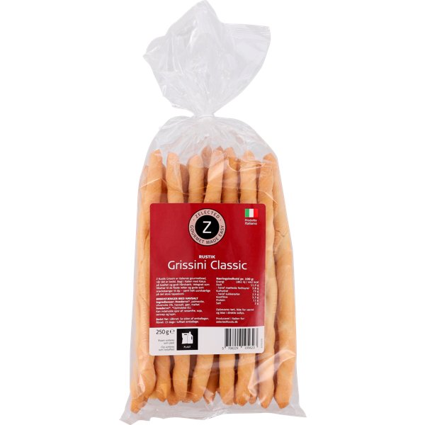 Se Rustik Grissini Classic 250g Zelected ✔ Stort utbud av Zelected ✔ Snabb leverans: 1 - 2 vardagar och billig frakt - Artikelnummer: BLS-693536 och streckkod / Ean: 5708229105623 i lager - Rea på Delikatesser > Tapas > Bröd Spara upp till 51% - Över 785 välkända varumärken på rea