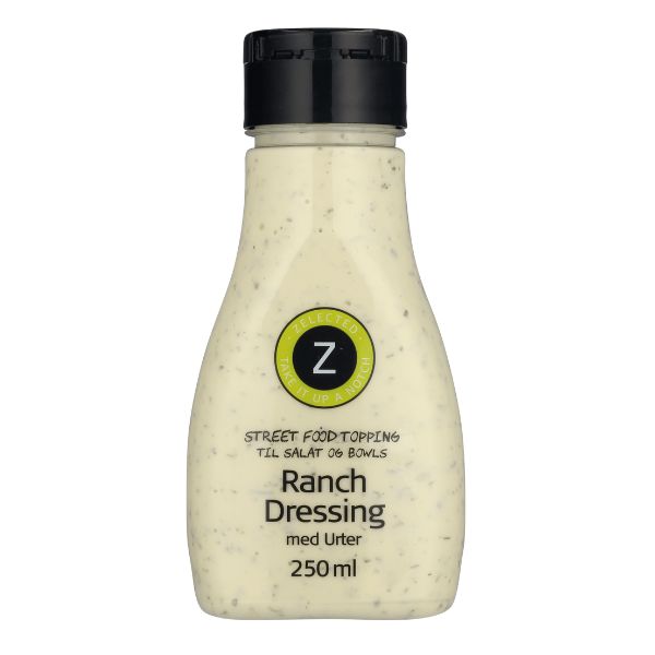 Se Z Ranch Dressing 250ml ✔ Stort utbud av Zelected ✔ Snabb leverans: 1 - 2 vardagar och billig frakt - Artikelnummer: BLS-695943 och streckkod / Ean: i lager - Rea på Delikatesser > Kolonial > Såser & Soja Spara upp till 51% - Över 785 välkända varumärken på rea