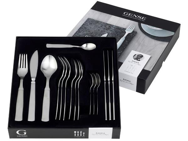 Se Gense Ranka Bestickset 16 Delar Matt Stål ✔ Stort utbud av Gense ✔ Snabb leverans: 1 - 2 vardagar och billig frakt - Artikelnummer: BLS-628125 och streckkod / Ean: 7319017451990 i lager - Rea på Hem och trädgård > Kök och matsal > Serviser Spara upp till 51% - Över 785 välkända varumärken på rea