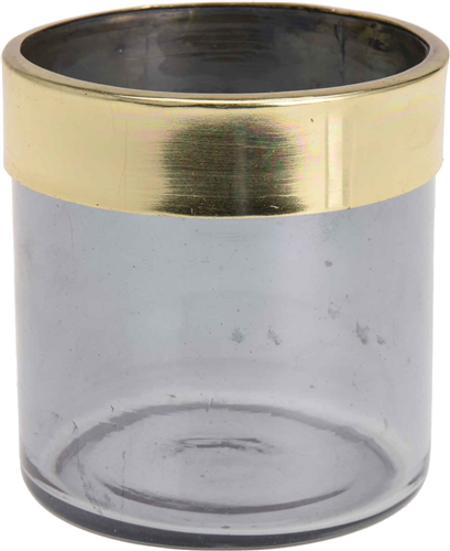 Se Fyrfadsstage Glas Grå/guld Str. 9,5 X 10 Cm. ✔ Stort utbud av HAAHR & CO ✔ Snabb leverans: 1 - 2 vardagar och billig frakt - Artikelnummer: BLS-21857 och streckkod / Ean: 8719202717266 i lager - Rea på Hem och trädgård > Dekor > Dofttillbehör till hemmet > Ljusstakar Spara upp till 51% - Över 785 välkända varumärken på rea