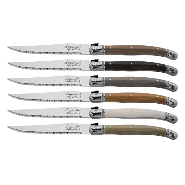 Se Grillknivar Laguiole Set 6 Sdv ✔ Stort utbud av STYLE DE VIE ✔ Snabb leverans: 1 - 2 vardagar och billig frakt - Artikelnummer: BLS-689264 och streckkod / Ean: 8718719303887 i lager - Rea på Hem och trädgård > Kök och matsal > Serviser Spara upp till 51% - Över 785 välkända varumärken på rea