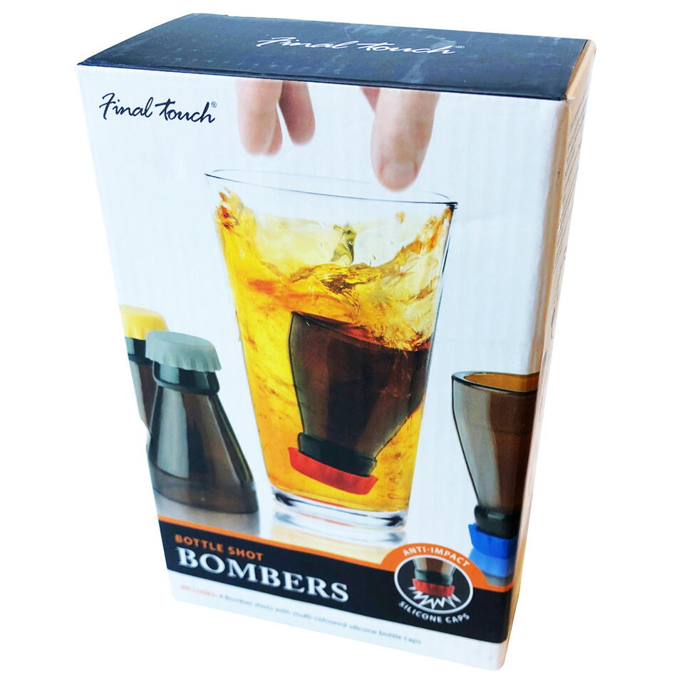 Se Ãl Bomb Shots 4-pack ✔ Stort utbud av Final Touc ✔ Snabb leverans: 1 - 2 vardagar och billig frakt - Artikelnummer: BLS-17642 och streckkod / Ean: 886245010123 i lager - Rea på Hem och trädgård > Kök och matsal > Serviser > Glas och karaffer > Shotglas Spara upp till 51% - Över 785 välkända varumärken på rea