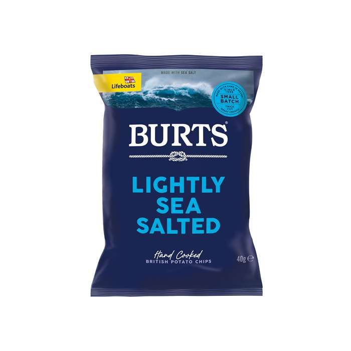 Se Burts Chips Lätt Havssalt 40 g ✔ Stort utbud av BARLIFE ✔ Snabb leverans: 1 - 2 vardagar och billig frakt - Artikelnummer: BLS-702506 och streckkod / Ean: 5034709000240 i lager - Rea på Delikatesser > Snacks > Chips Spara upp till 51% - Över 785 välkända varumärken på rea