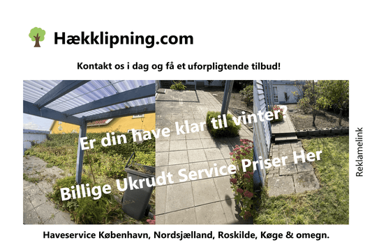 Hækkeklipning, Beskæring og Ukrudtsfjernelse med Hækklipning.com