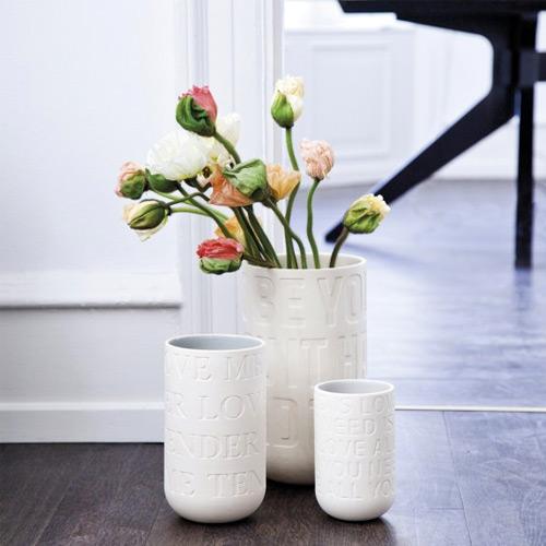 Ta nordisk design och mycket kärlek till ditt hem med vaser från Kähler Love Song