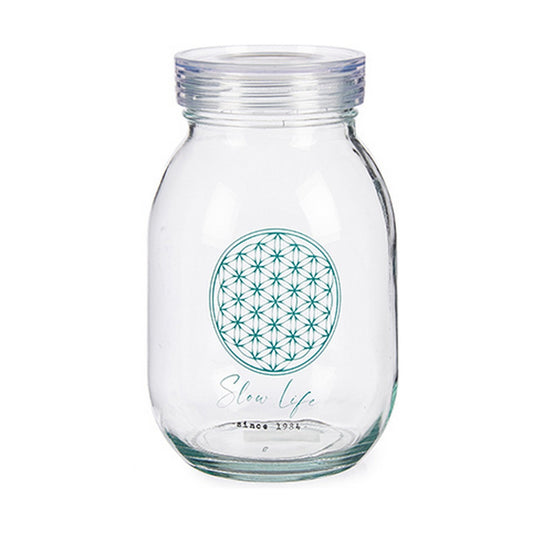 Burk Slow Life Transparent Glas (1800 ml) (4 antal)