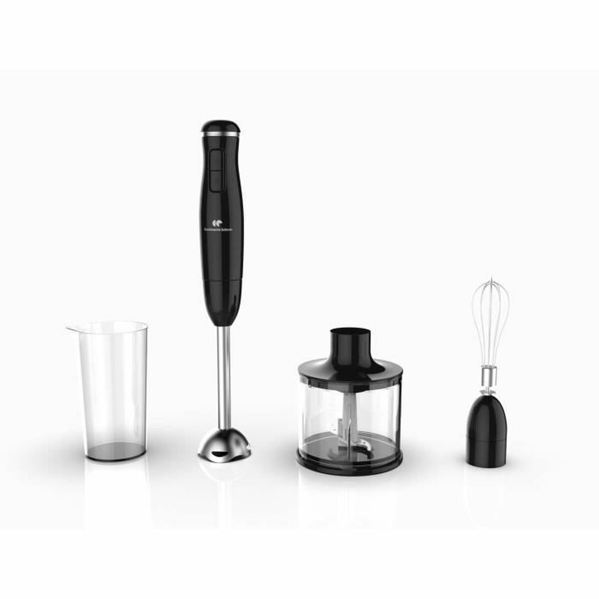 Multifunktionell handmixer med tillbehör Continental Edison CEHB01 Svart 400 W