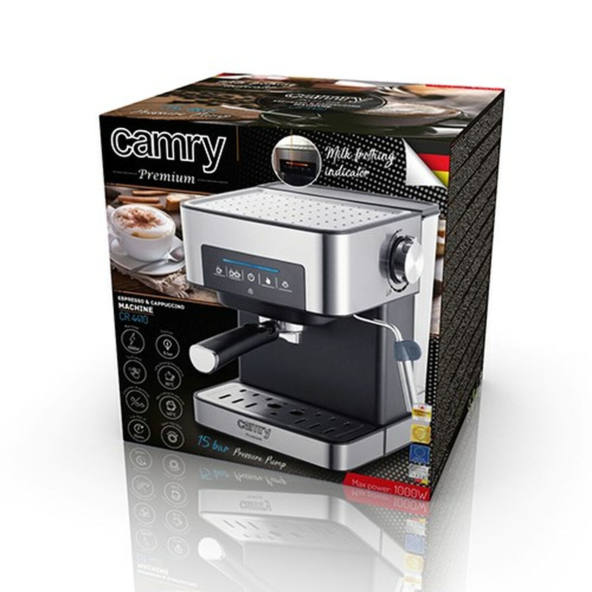 Manuell Espressobryggare Adler Camry CR 4410 Svart 1,6 L