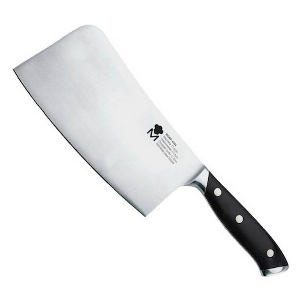 Stor matlagningskniv Masterpro BGMP-4304 17,5 cm Svart Rostfritt stål Rostfritt stål/Trä
