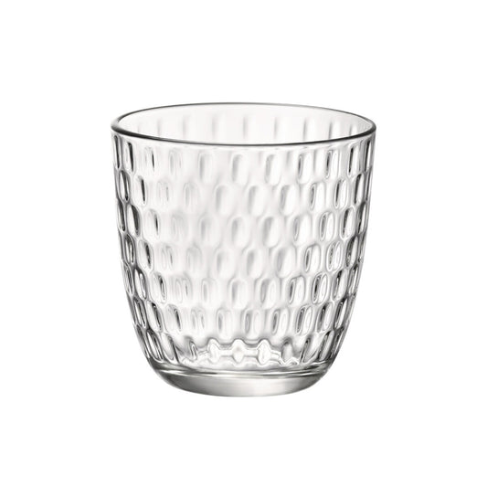 Glasset Bormioli Rocco Slot Transparent 6 antal Med relief Glas 290 ml
