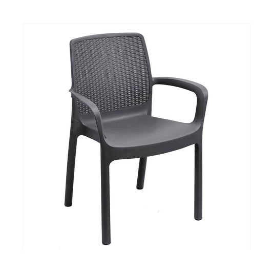 Kerti szék IPAE Progarden Regina Antracitgrå (61 x 54 x 82 cm)