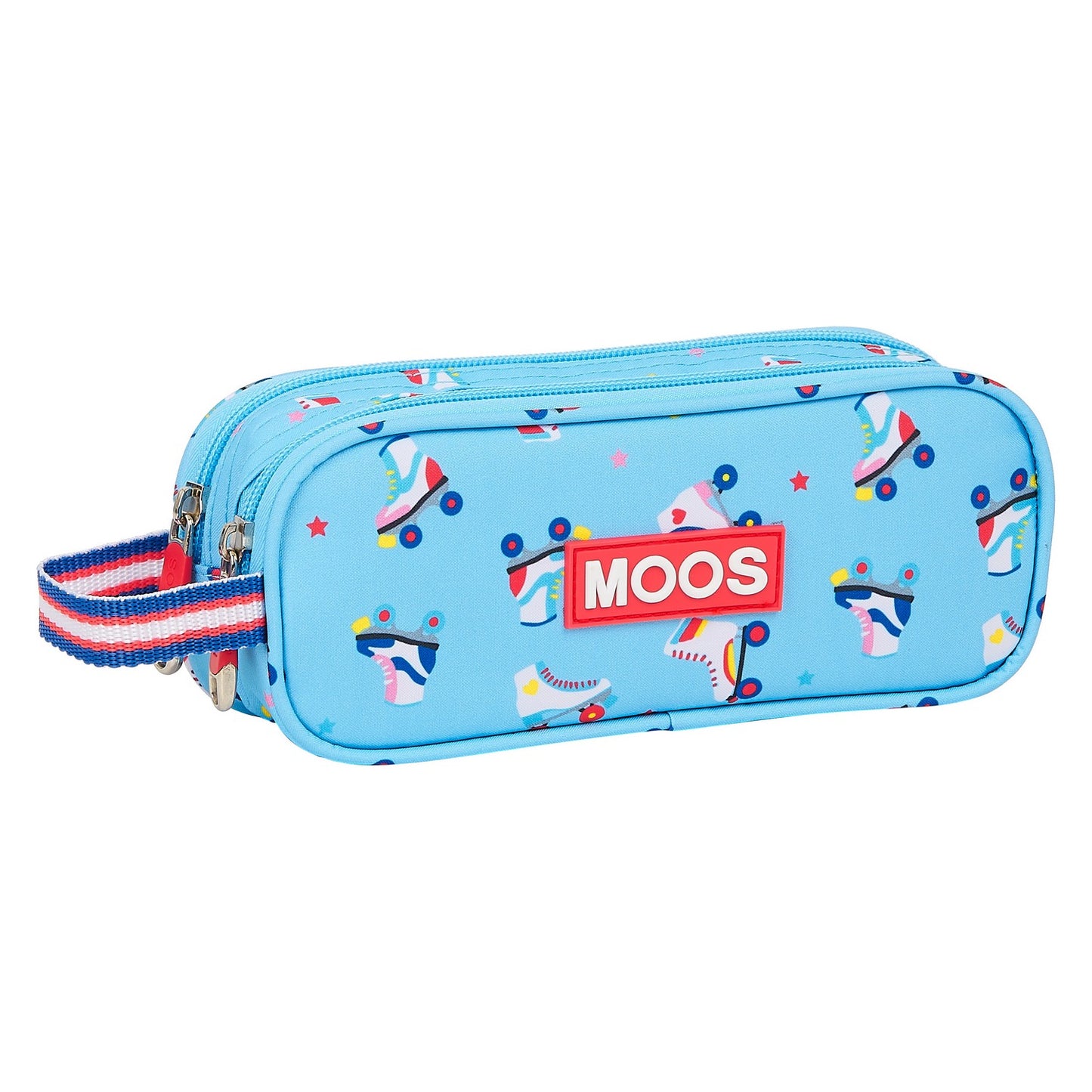 Dubbel bär-allt Rollers Moos M513 Ljusblå Multicolour (21 x 8 x 6 cm)