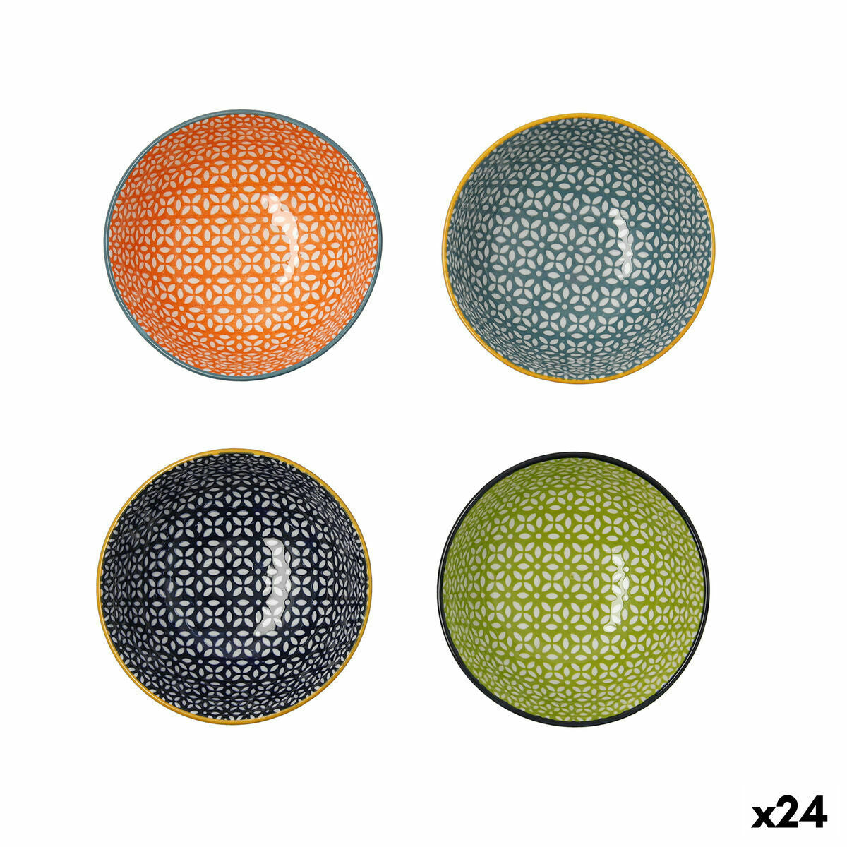 Skål Quid Pippa Multicolour Keramik (24 antal) (Pack 24x)