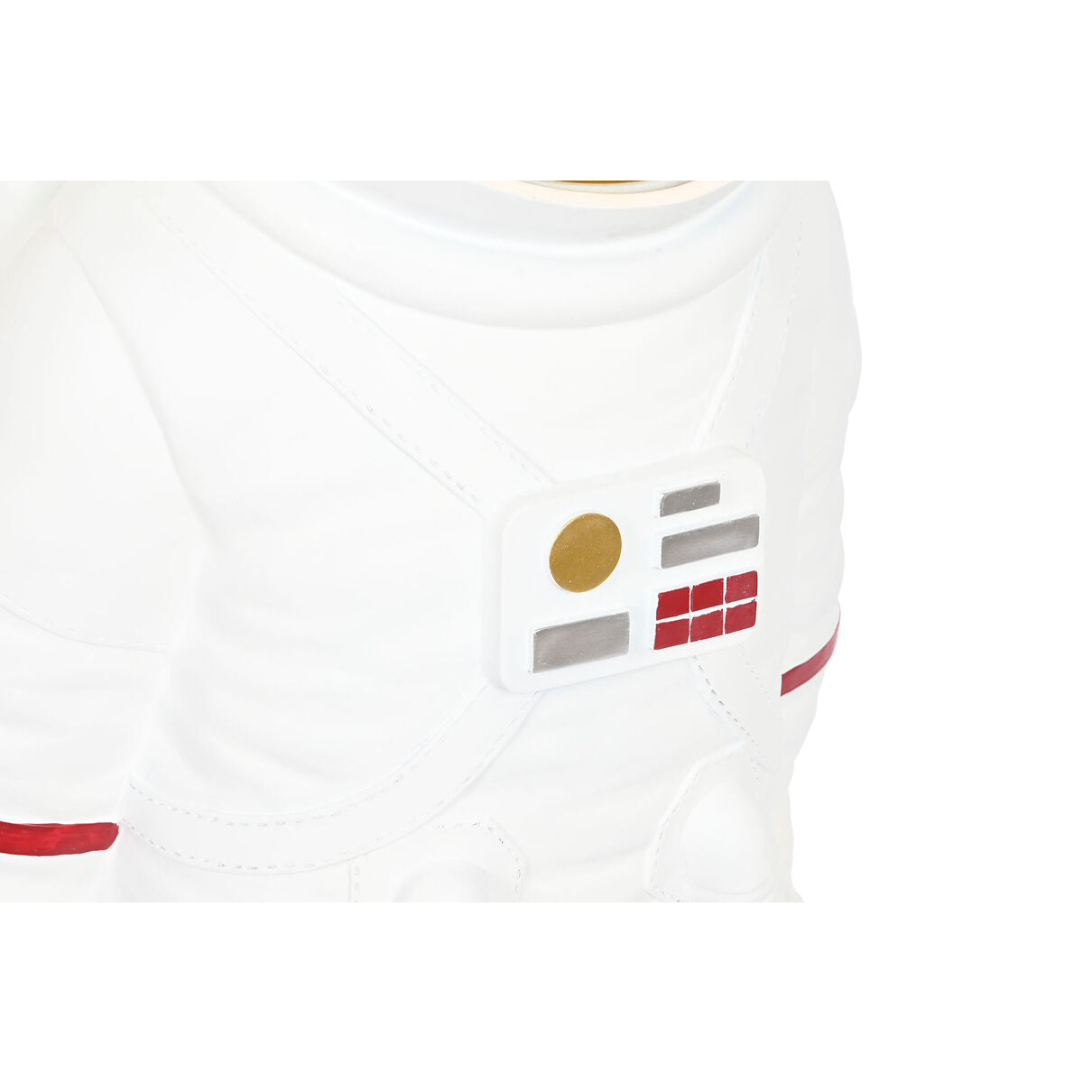 Prydnadsfigur Home ESPRIT Vit Gyllene Astronaut 52,5 x 60 x 124 cm