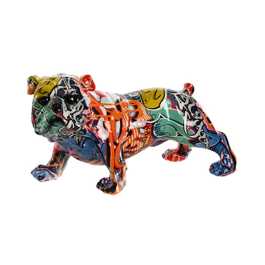 Prydnadsfigur Home ESPRIT Multicolour Hund 25,5 x 12 x 13,5 cm