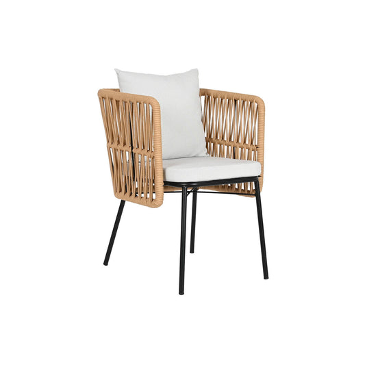 Kerti szék Home ESPRIT Beige Stål 66 x 66 x 73 cm