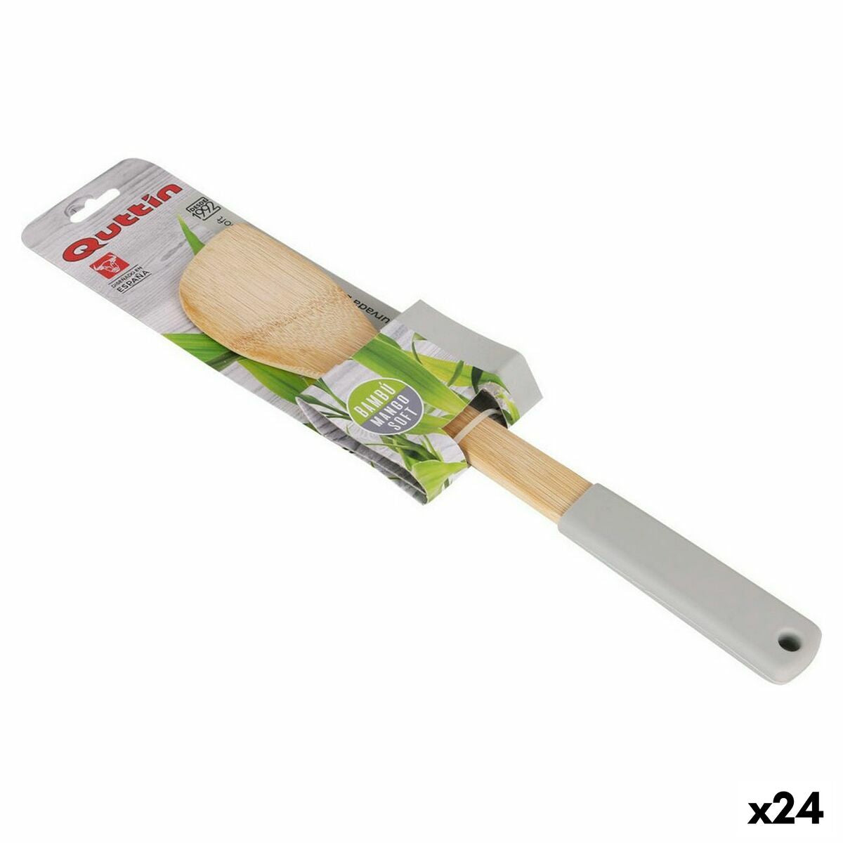 Spatel Quttin Soft Bambu 30 x 6 cm (24 antal) (30 cm)