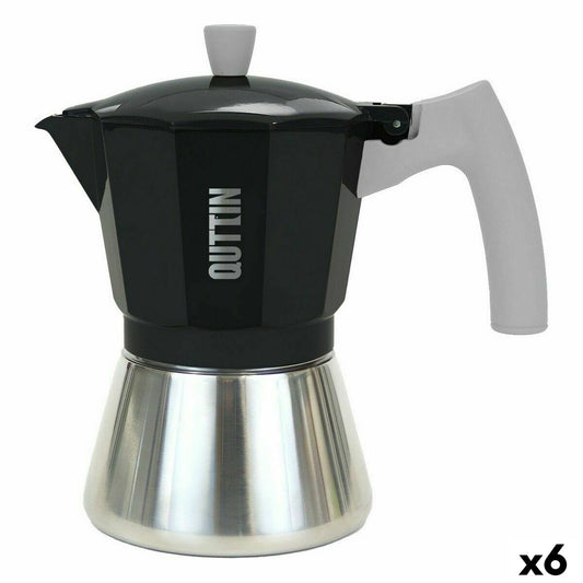 Italiensk Kaffepanna Quttin 9 Koppar Aluminium Stål 450 ml (6 antal)