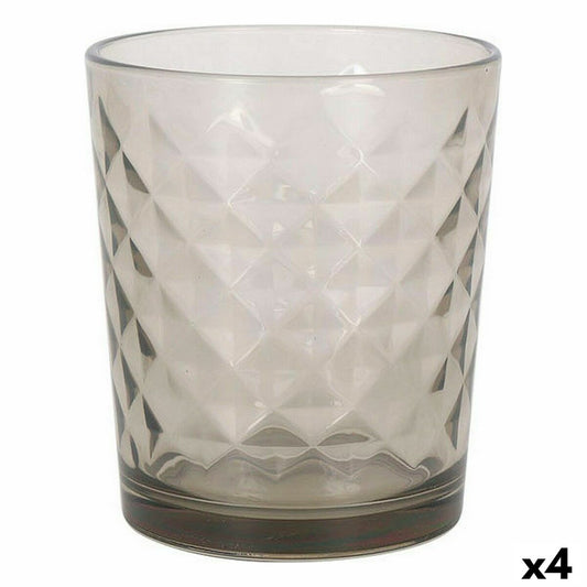 Glasset Sweet Home Diamonds Grå 360 ml 6 Delar (4 antal)