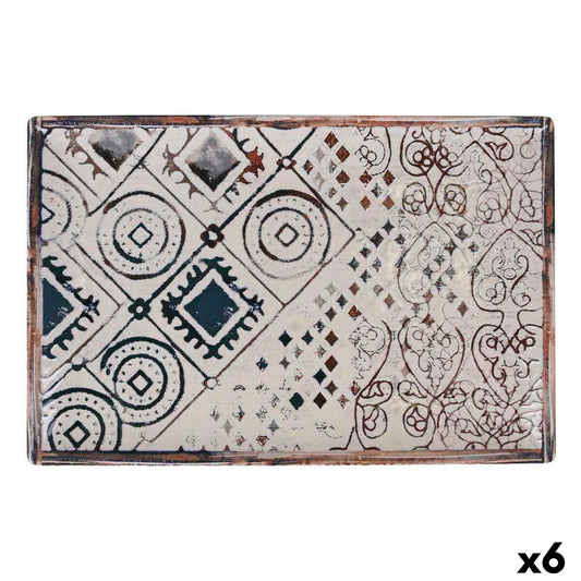 Servingsfat La Mediterránea Grecia Porslin Rektangulär 30 x 20 x 2,5 cm (6 antal)