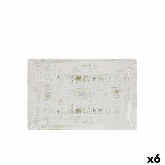 Snacksbricka La Mediterránea Idris Rektangulär 30 x 20 x 2,5 cm (6 antal)