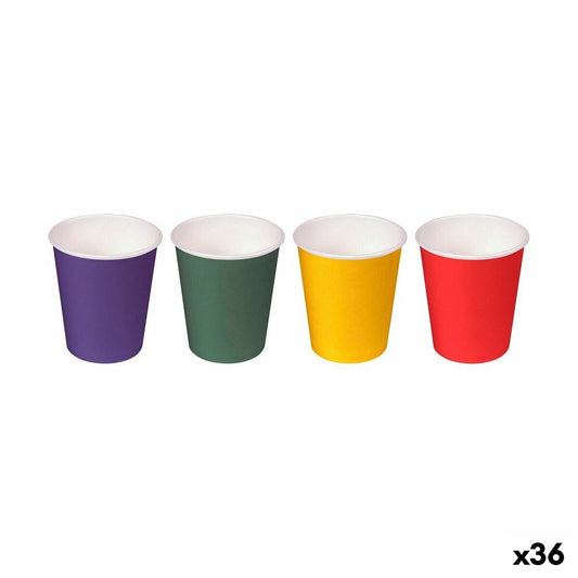 Set med snapsglas Algon Engångsanvändning Papp Multicolour 20 Delar 50 ml (36 antal)