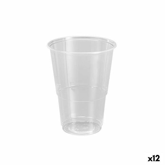 Set med återanvändbara glas Algon Plast Transparent 50 Delar 330 ml (12 antal)