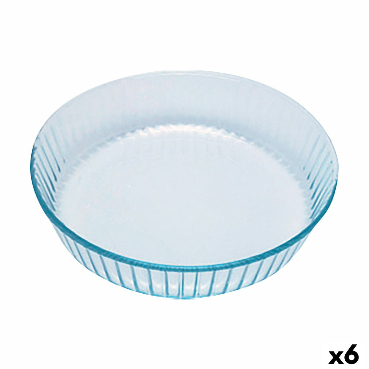 Ugnsform Pyrex Classic Rund Transparent 27 x 27 x 6 cm (6 antal)