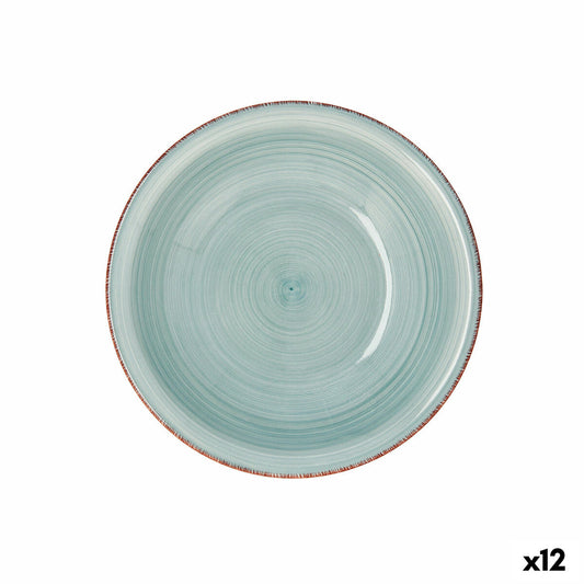 Djup tallrik Quid Vita Aqua Keramik Ø 21,5 cm (12 antal)