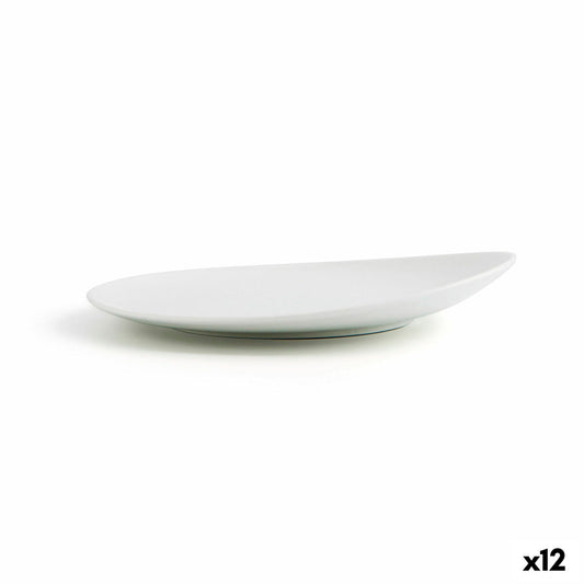 Platt skål Ariane Vital Coupe Vit Keramik Ø 21 cm (12 antal)