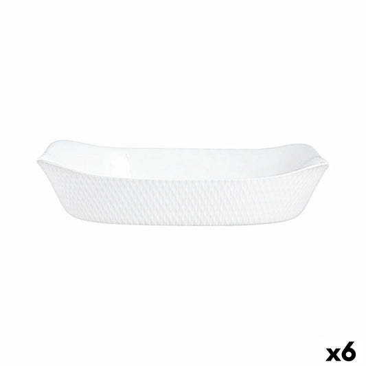 Servingsfat Luminarc Smart Cuisine Vit Glas 34 x 25 cm (6 antal)