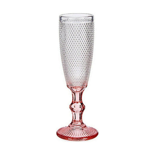Champagneglas Rosa Transparent Glas 6 antal (180 ml)