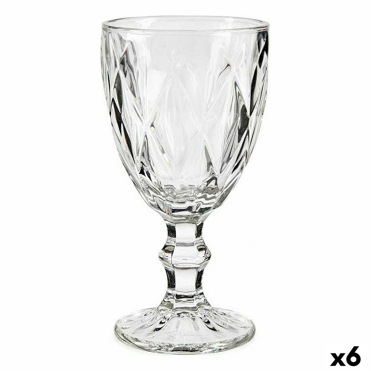 Vinglas Diamant Transparent Glas 330 ml (6 antal)