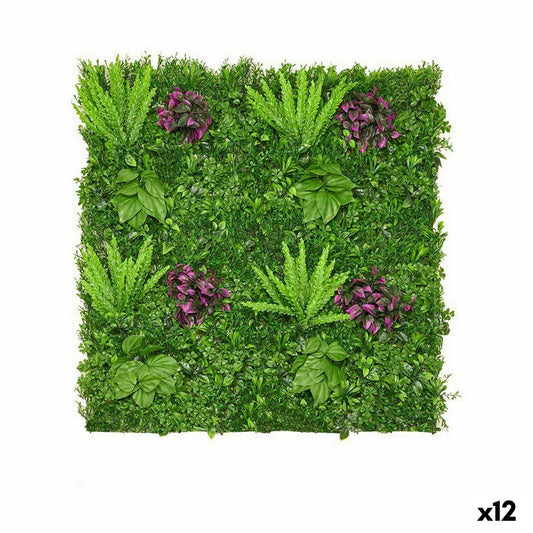 Vertikalt trädgårdskit Ormbunke Multicolour Plast 100 x 7 x 100 cm (12 antal)