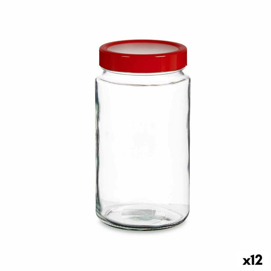Burk Röd polypropen 2 L 11,5 x 21 x 11,5 cm (12 antal)