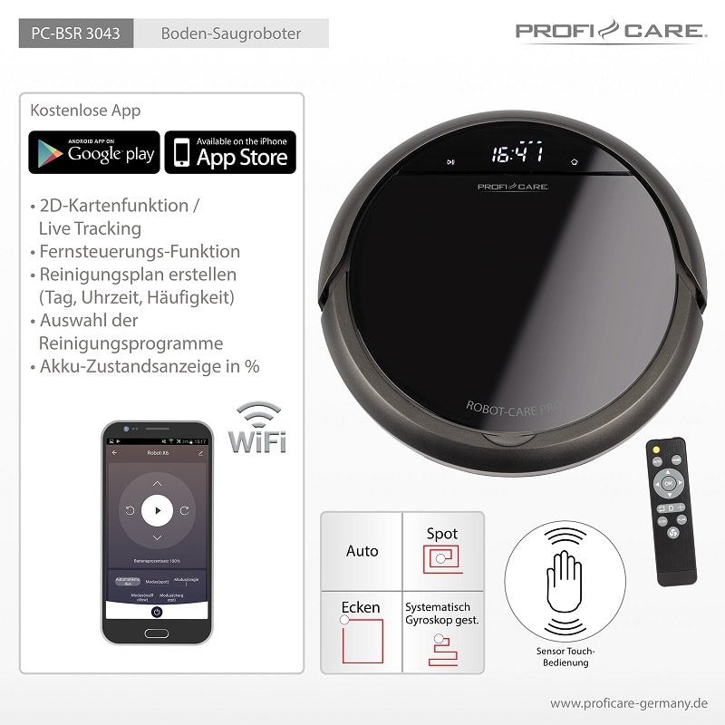 Se Profi Care Robot Dammsugare ✔ Stort utbud av Profi Cook ✔ Snabb leverans: 1 - 2 vardagar och billig frakt - Artikelnummer: BLS-18656 och streckkod / Ean: 4006160304305 i lager - Rea på Hem och trädgård > Hushållsutrustning > Rengöringsutrustning för hushåll > Rengöringsprodukter för hemmet Spara upp till 51% - Över 785 välkända varumärken på rea
