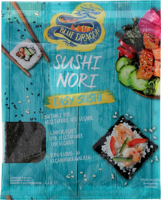 Se Tång Sushi Nori 5 St ✔ Stort utbud av Blue Dragon ✔ Snabb leverans: 1 - 2 vardagar och billig frakt - Artikelnummer: BLS-683944 och streckkod / Ean: i lager - Rea på Delikatesser > Salter Spara upp till 51% - Över 785 välkända varumärken på rea