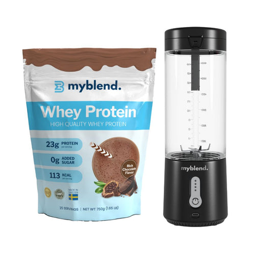 Se MyBlend 3 - Protein Bundle - Black / Rich Chocolate ✔ Stort utbud av MyBlend ✔ Snabb leverans: 1 - 2 vardagar och billig frakt - Artikelnummer: MYB-46789491523919 och streckkod / Ean: 7350113220011 i lager - Rea på Blender Spara upp till 51% - Över 785 välkända varumärken på rea