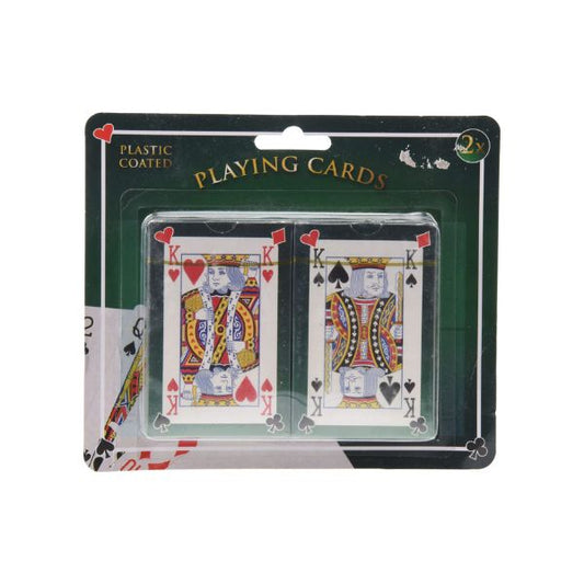 Se Spelkort 2 Pk. ✔ Stort utbud av ✔ Snabb leverans: 1 - 2 vardagar och billig frakt - Artikelnummer: BLS-9923 och streckkod / Ean: 8711295675089 i lager - Rea på Leksaker och spel > Spel Spara upp till 51% - Över 785 välkända varumärken på rea