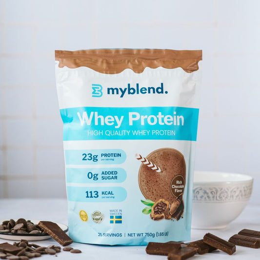 Se MyBlend Protein 750g - For shakes, smoothies & baking - Rich Chocolate ✔ Stort utbud av MyBlend ✔ Snabb leverans: 1 - 2 vardagar och billig frakt - Artikelnummer: MYB-46734093877583 och streckkod / Ean: 7350113220172 i lager - Rea på Blender Spara upp till 51% - Över 785 välkända varumärken på rea
