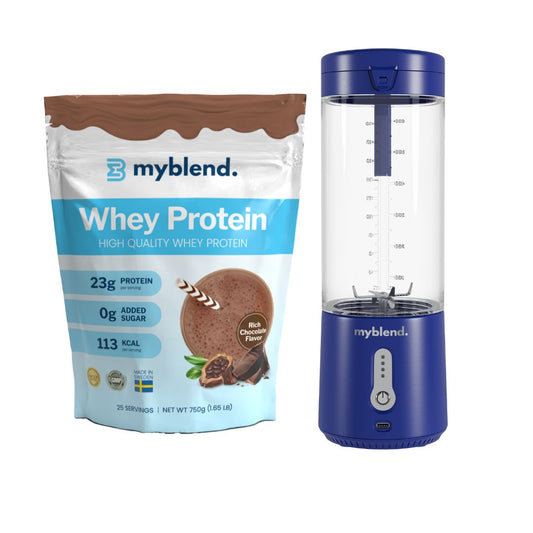 Se MyBlend 3 - Protein Bundle - Navy / Rich Chocolate ✔ Stort utbud av MyBlend ✔ Snabb leverans: 1 - 2 vardagar och billig frakt - Artikelnummer: MYB-46789491622223 och streckkod / Ean: 7350113220035 i lager - Rea på Blender Spara upp till 51% - Över 785 välkända varumärken på rea