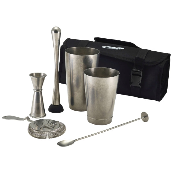 Se Vintage Cocktail Bar Kit 7 Delar ✔ Stort utbud av Genware ✔ Snabb leverans: 1 - 2 vardagar och billig frakt - Artikelnummer: BLS-632277 och streckkod / Ean: 5020403403388 i lager - Rea på Hem och trädgård > Kök och matsal > Bartillbehör > Verktygsset för drinkar Spara upp till 51% - Över 785 välkända varumärken på rea