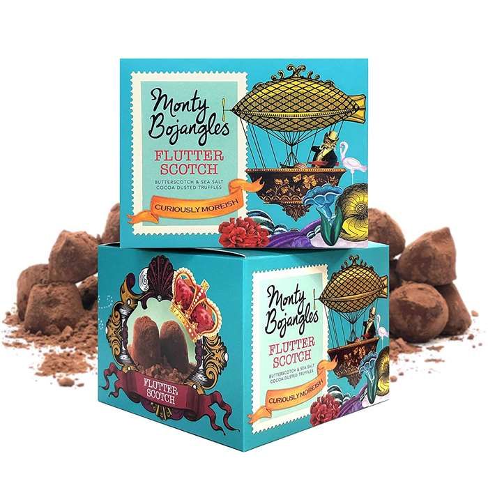 Se Monty Bojangles Chokoladetrøffel - Karamel/havsalt 150 G ✔ Stort utbud av Monty Bojangles ✔ Snabb leverans: 1 - 2 vardagar och billig frakt - Artikelnummer: BLS-703640 och streckkod / Ean: 5060413265682 i lager - Rea på Delikatesser > Sött > Choklad Spara upp till 51% - Över 785 välkända varumärken på rea