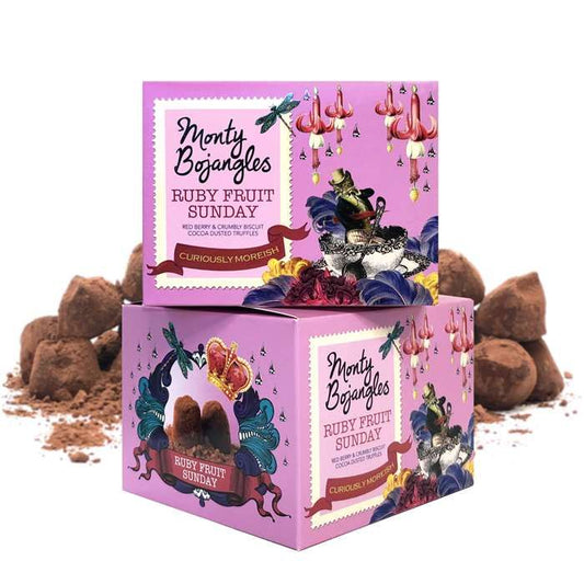 Se Monty Bojangles Chokoladetrøffel - Chokolade / Røde Bær 150 G ✔ Stort utbud av Monty Bojangles ✔ Snabb leverans: 1 - 2 vardagar och billig frakt - Artikelnummer: BLS-703644 och streckkod / Ean: 5060413260779 i lager - Rea på Delikatesser > Sött > Choklad Spara upp till 51% - Över 785 välkända varumärken på rea