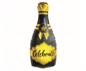 Se Folieballong - Champagneflaska - &#39;&#39;Celebrate&#39;&#39; 35x76 Cm ✔ Stort utbud av Godan ✔ Snabb leverans: 1 - 2 vardagar och billig frakt - Artikelnummer: BLS-697854 och streckkod / Ean: 5902973185515 i lager - Rea på Fest > Ballonger > Folie Ballong Spara upp till 51% - Över 785 välkända varumärken på rea