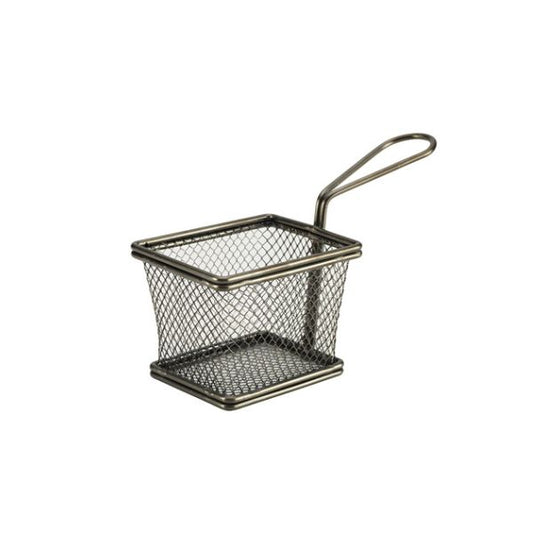 Se Mini Friteringskorg För Servering Av Pommes Frites Svart 10 x 8 x 7,5 Cm - Rostfritt Stål ✔ Stort utbud av Genware ✔ Snabb leverans: 1 - 2 vardagar och billig frakt - Artikelnummer: BLS-701410 och streckkod / Ean: i lager - Rea på Hem och trädgård > Kök och matsal > Serviser > Serveringsfat och skålar Spara upp till 51% - Över 785 välkända varumärken på rea