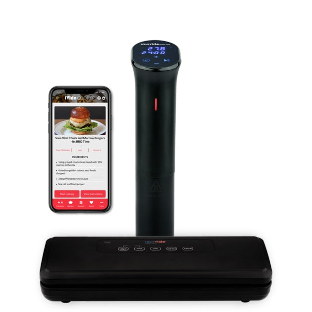 Se iVide® 2.0 Sous Vide Stav WIFI (IPX7-Vattentät) + VS180Plus Vakuumförpackare (Startpaket) ✔ Stort utbud av iVide® ✔ Snabb leverans: 1 - 2 vardagar och billig frakt - Artikelnummer: SVS-1366 och streckkod / Ean: i lager - Rea på SOUS VIDE MASKINER > Sous Vide Stav (Cirkulator) Spara upp till 51% - Över 785 välkända varumärken på rea